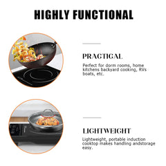 2200W Portable Induction Cooktop with 5 Preset Programs