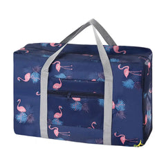Carry-on Luggage Bag Foldable Travel Duffel Bag Tote Large Capacity Waterproof Portable Storage Bag with Zipper