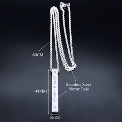 Hip Hop Jewish Hexagram Long Necklaces Stainless Steel David Star Israel Mezuzah Necklace Sweater Neck Chain Jewelry Gifts NA193