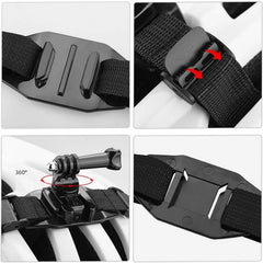 Motorcycle Helmet Strap Adjustable Length Bicycle Accessories for Gopro Hero 13 12 11 10 9 8 7 Dji Action 6 5Pro OSMO Camera