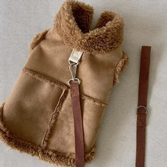 Dog Cute Vest Clothes Jacket Accessories Small Dog Luxury Autumn  Winter Medium Dress Soft Pet Clothing Designer Coat Home