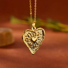 316L Stainless Steel Multilayer Heart Necklace Girls Goth Gold Color Clavicle Chain Charm Choker Jewelry Birthday Gift