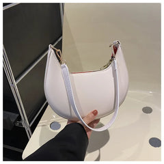 Luxury Moon-Shaped Shoulder Bag for Women – Elegant Handbag