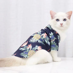 Hawaiian Style Pet Dog Clothe Summer SandBeach Dog Shirts for Small Medium Dogs Puppy Cat Clothing Ropa Perro Pug French Bulldog Pet Shop Pet Clothing