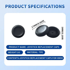 Joystick Replacement Caps for Xbox Series X/S Controller, Thumbstick Grip Covers & Gamepad Repair Accessories
