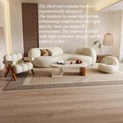 Nordic Luxury Living Room Sofa Berber Fleece Adults Elegant Corner Living Room Sofa Relaxing Soft Wohnzimmer Corner Sofa
Living Room Furniture