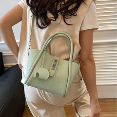 Fashion Leather Tote Bag – Versatile Casual Commuter Bag