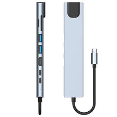 USB 3.0 Type C HUB USB C Docking Station to HDMI 4K 30HZ Type C to RJ45 100Mbps Ethernet Adapter VGA Extender Headphone PD 100W