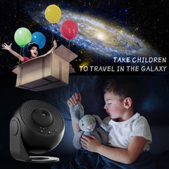 Star Projector,13 in 1 Planetarium Galaxy Projecto,360°Rotation,Mute Design,HD Image&Timing for Bedroom,Birthday,Christmas Decor
