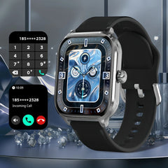 LAXASFIT New Smart Watch Bluetooth Talk Tracking Heart Rate Sleep Monitor Bluetooth Smart Watch Gifts for Men and Women