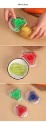 3 In 1 Fruit and Vegetable Peeler Multifunctional Vegetable Shredding Tools Stainless Steel Blade Peel Grater Kitchen Tools