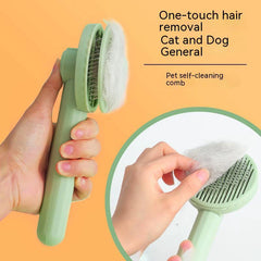 Pet Dog Hair Brush Cat Comb Grooming And Care Cat Brush Stainless Steel Comb For Long Hair Dogs Cleaning Pets Dogs Accessories