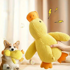 Pet Plush Toy Dog Calming Duck Sleeping Companion Doll Chew Durable Squeaky Teeth Cleaning Chew Puppy Toy Best Seller Pet Shop