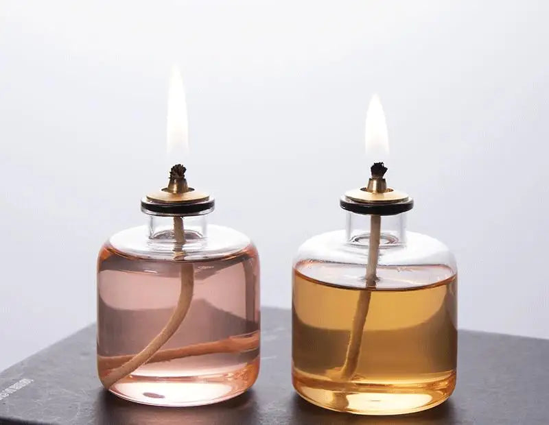 Wedding Decoration Handcraft Glass Candle Holder Friend Gift Candle Holder Creative Glass Oil Lamp