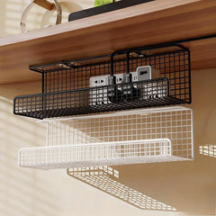 Metal under desk cable management tray product view