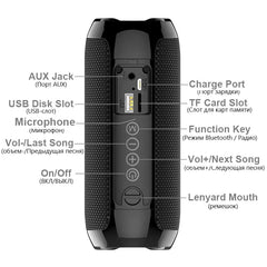 Portable Wireless Caixa De Som Bluetooth Speaker Music Sound Box Blutooth For Subwoofer Radio FM Bocina Acoustics Handsfree Hifi
