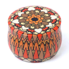 Classic Scented Candles With Candles Jar Vintage Tinplate Box Dried Flowers Fragrance Candle Box Home Decoration Wedding Gift