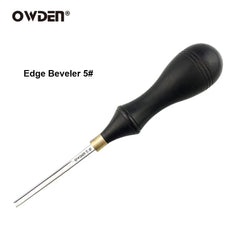 OWDEN #1-5 Leather Edge Beveler Tool Leathercraft Skiving Tool for Hand Leather Sharpness Professional Chamfering Edge Beveler