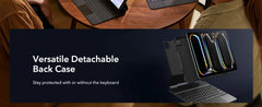 ESR iPad Pro 11/13 Keyboard Case (2024) iPad Pro 11/12.9& Air 11/13(2024/2025) Magnetic Stand Portrait/Landscape Removable Cover