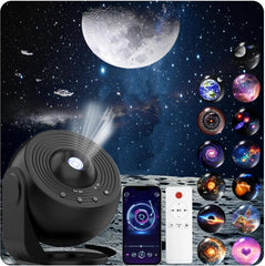 Star Projector Galaxy Night Light HD Lmage Disc Upgraded Planetarium Projector With Remote Control Bluetooth Function For Room