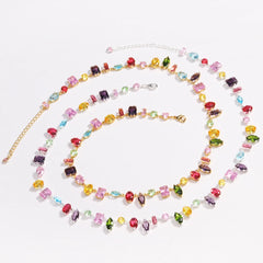 18K Gold Plated Crystal Zircon Necklace for Women – Luxury Jewelry