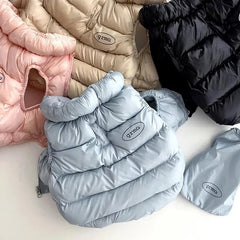 Fashion Solid Dog Clothes Soft Warm Dog Jacket Winter Puppy Vest Coat Waterproof Cat Down Jacket Pet Costumes Pet Shop Pet Clothing
