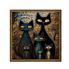 20cm Wooden Square Pendant 2D Flat Color Animal Print for DIY Wall Art Living Room Bedroom Decor Brand New Gift