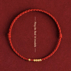 1pcs Handmade Braided Bracelet Colorful Thread Good Luck Charm Rope Bracelet For Women Men Knots Red Rope Woven Bracelets Gift