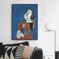 Scandinavian Abstract Picasso Canvas Wall Art – Modern Home Decor