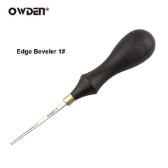 OWDEN #1-5 Leather Edge Beveler Tool Leathercraft Skiving Tool for Hand Leather Sharpness Professional Chamfering Edge Beveler