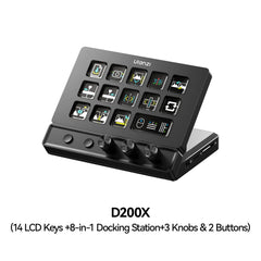 Ulanzi D200/D200H/D200X Production Console and Studio Controller for Gaming/Office/Livestreaming/Content Creation Youtube Tiktok