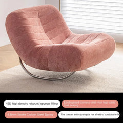 XD Caterpillar Corner Sofa Togo Balcony Casual Single Chair Living Room Internet Famous Wrought Iron Retro Rocking Chair Lazy Sofa Living Room Furniture