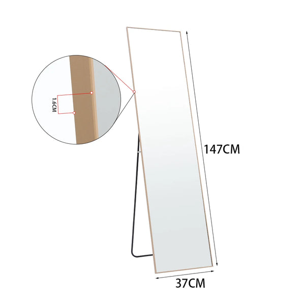【Breeins】Rectangular Full Length Mirror Freestanding Hanging Multi Color Size Bedroom Livingroom Bathroom Home Decoration