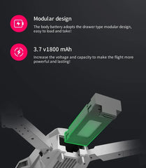 E88 ProIntelligent Folding Drone Supports single/Dual Camera Switching 4KPicture Quality+Wide-angle Shooting WiFiDirect Real-Tim