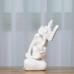 Sandstone Ganesha Buddha Elephant Statue Sculpture Handmade Figurine Miniatures Home Decoration Accessories Desk Crafts