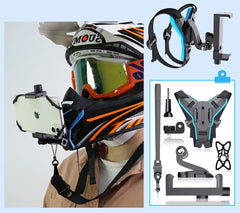 Motorcycle Helmet Phone Stand Mount Holder For GoPro Hero Insta360 Action Sports Camera Holder Motorcycle Camera Accessories