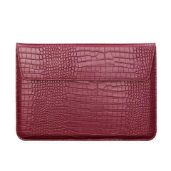 Free Custom Letters Laptop Sleeve For Macbook Air 13 Case 11 13.3 15.4 Retina Unisex Sleeve Envelope Leather Laptop Sleeve Pouch