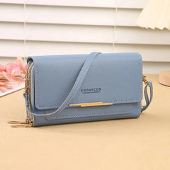 Women’s Mid-Size Convertible Wallet Bag – Shoulder Clutch with Coin Purse, Multi-Functional