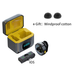J6 Wireless Lavalier Lapel Microphone Live Streaming Interviews Portable Noise Mini Reduction Audio Video Recording Live Phone