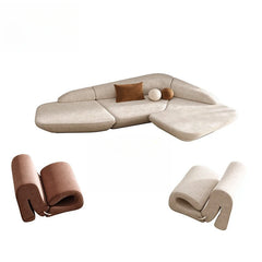 Aesthetics Curved Luxury Sofa Leisure Reception Corner Cute Corner Sofa Office Negotiation Designer Art Muebles Entrance Hall Living Room Furniture