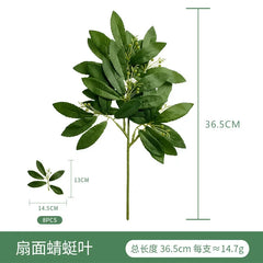 Fake Plant Home Living Room Decor Simulation Green Eucalyptus Leaves Jungle Arrangement Flower Arrangement Accessories