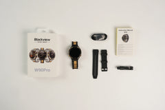 Smartwatch 1.43-inch AMOLED Display 900mAH Battery 45Days Standby Bluetooth 5.3 with Flashlight Men‘s Smart Watch, W90 PRO