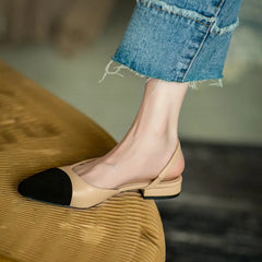 All-match Flat Shoes Women Sandals Non-Slip Soft Leisure Shoes Mixed Colors Comfort Low Heel Femme Thick Bottom Designer Flat Shoes