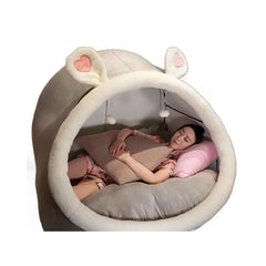 Lazy Person Corner Sofa On The Ground Cat's Nest Christmas Cushions Sitting Cushion Cute Oversized Adult Child Plush Tent Cozy House Living Room Furniture