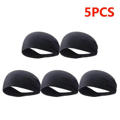 Sport Headband Fitness Sweat Bandage Head Hair Band Tennis Yoga Absorb Sweat Head Band Basketball Running Sweatband Women Men