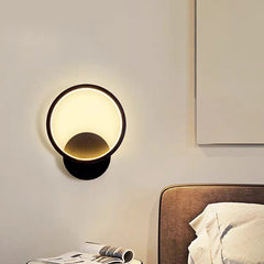 Modern LED Wall Lamp Round Light Aluminium Home Decor For Bedside Living Room Hallway Study Starway Wall Sconce Lighting Fixture