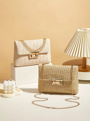 Woven Straw Handwoven Women's Shoulder Bag