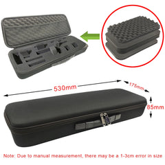 Eva Storage Bag Tool Case Waterproof Oxford Cloth Zipper Bag Shockproof Sponge Box Fishing Gear Organizer Carring Pouch Camera