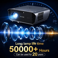 4000 ANSI 4K UHD Video Projector Android 14 Google TV Daytime Native 1080P Wifi Auto Focus Tof Home Theater Beamer For Movie
