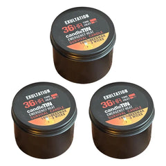 Emergency Candle 36 Hour 3 Wick Long Lasting Beeswax Survival Candle with Aroma for Home Camping Fishing